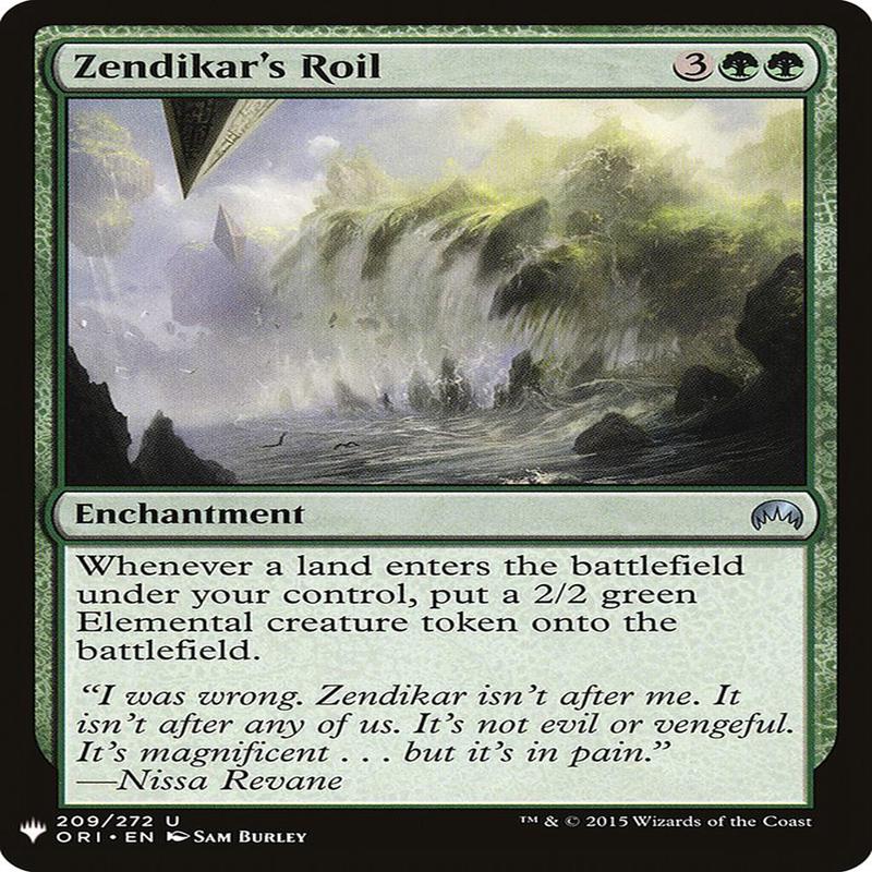 ZendikarS Roil Mystery Booster ModeratelyPlayed