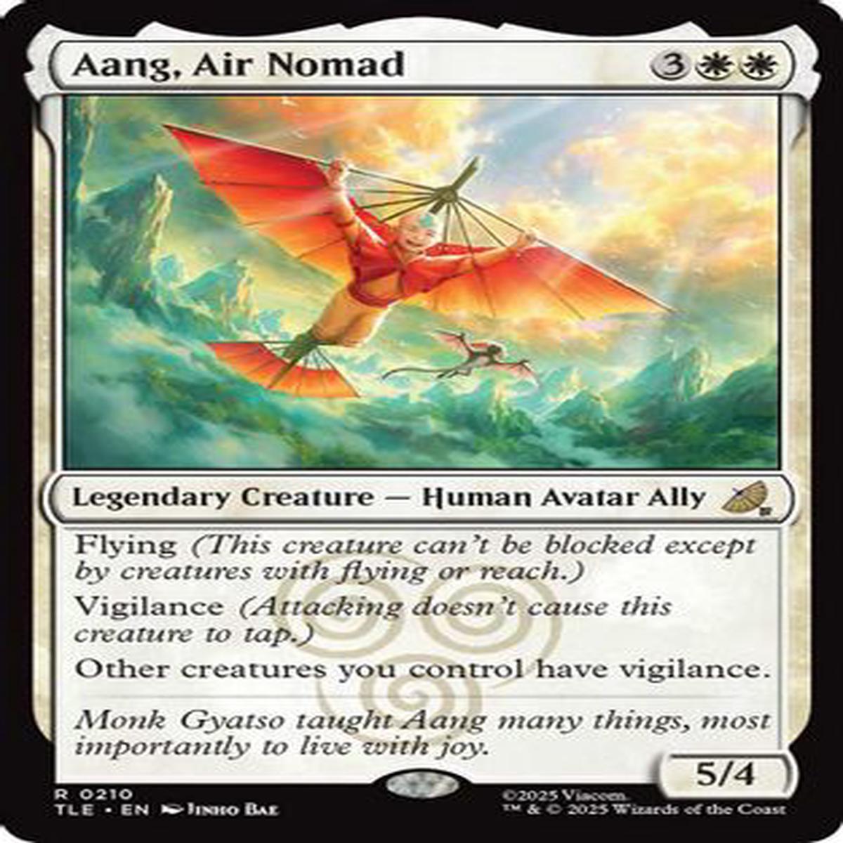 Aang, Air Nomad (TLE-210) - Avatar: The Last Airbender: Eternal-Legal [Rare]