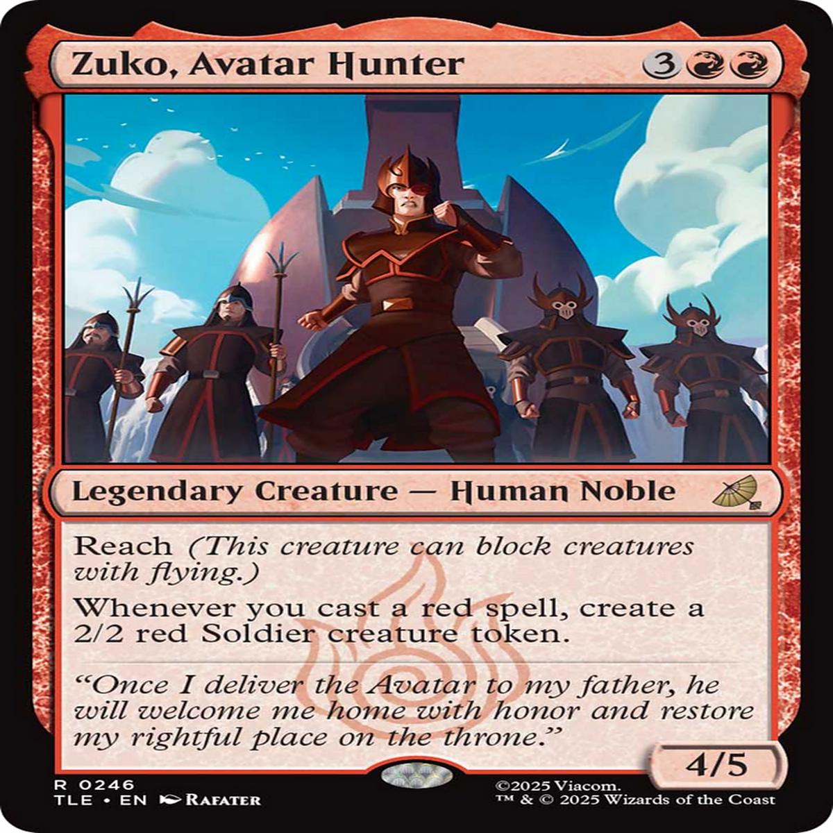 Zuko Tutorial Theme Card [Avatar: The Last Airbender: Eternal-Legal]