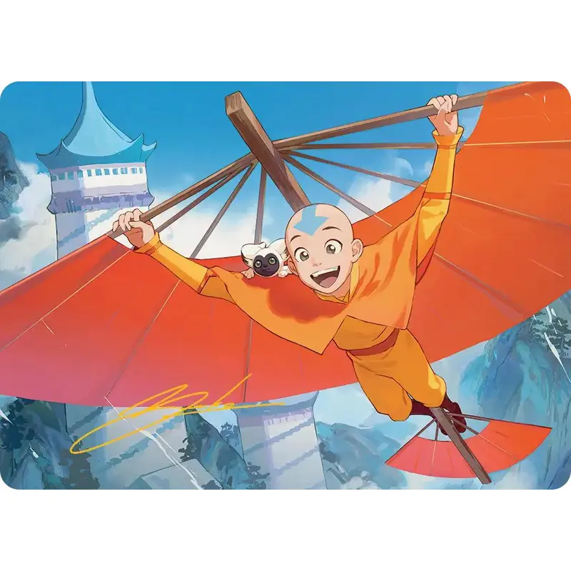 Aang, the Last Airbender Art Card (Gold-Stamped Signature) [Avatar: The Last Airbender Art Series]