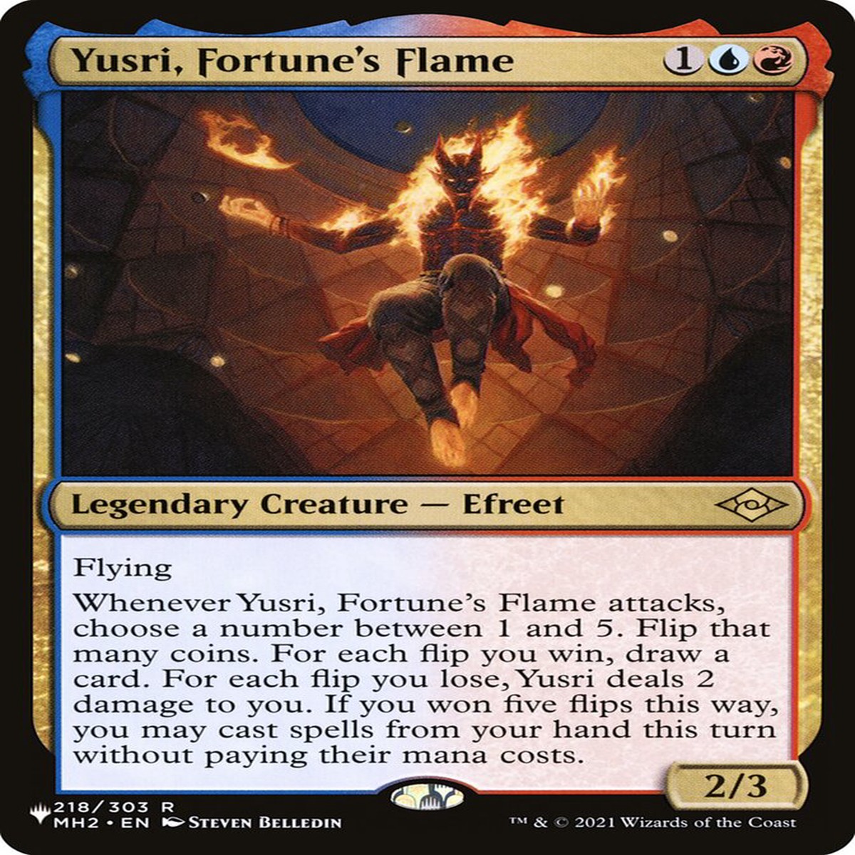 Yusri Fortunes Flame Secret Lair Heads I Win Tails You Lose