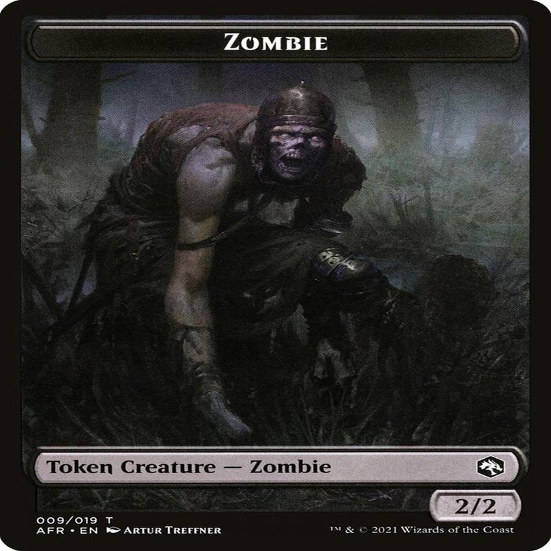 Zombie Token Dungeons Dragons Adventures In The Forgotten Realms Tokens NearMint