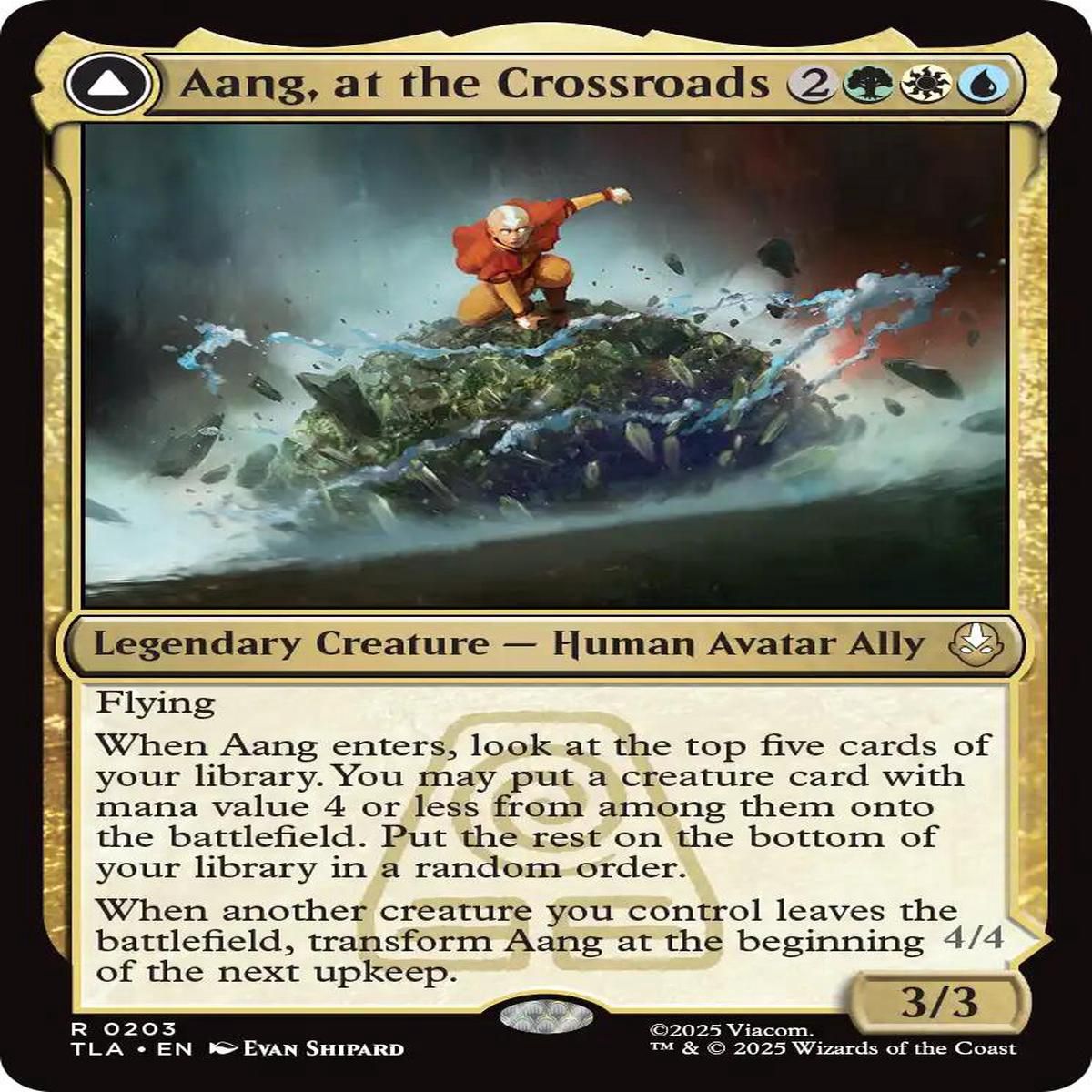 Aang at the Crossroads Avatar The Last Airbender
