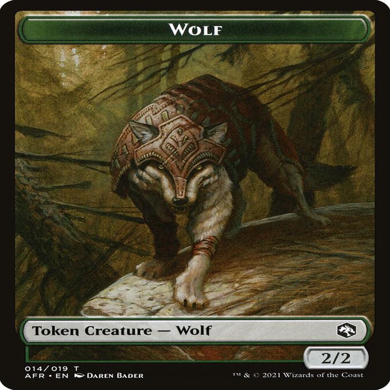 Wolf Vecna Double-Sided Token Dungeons Dragons Adventures In The Forgotten Realms Tokens ModeratelyPlayedFoil