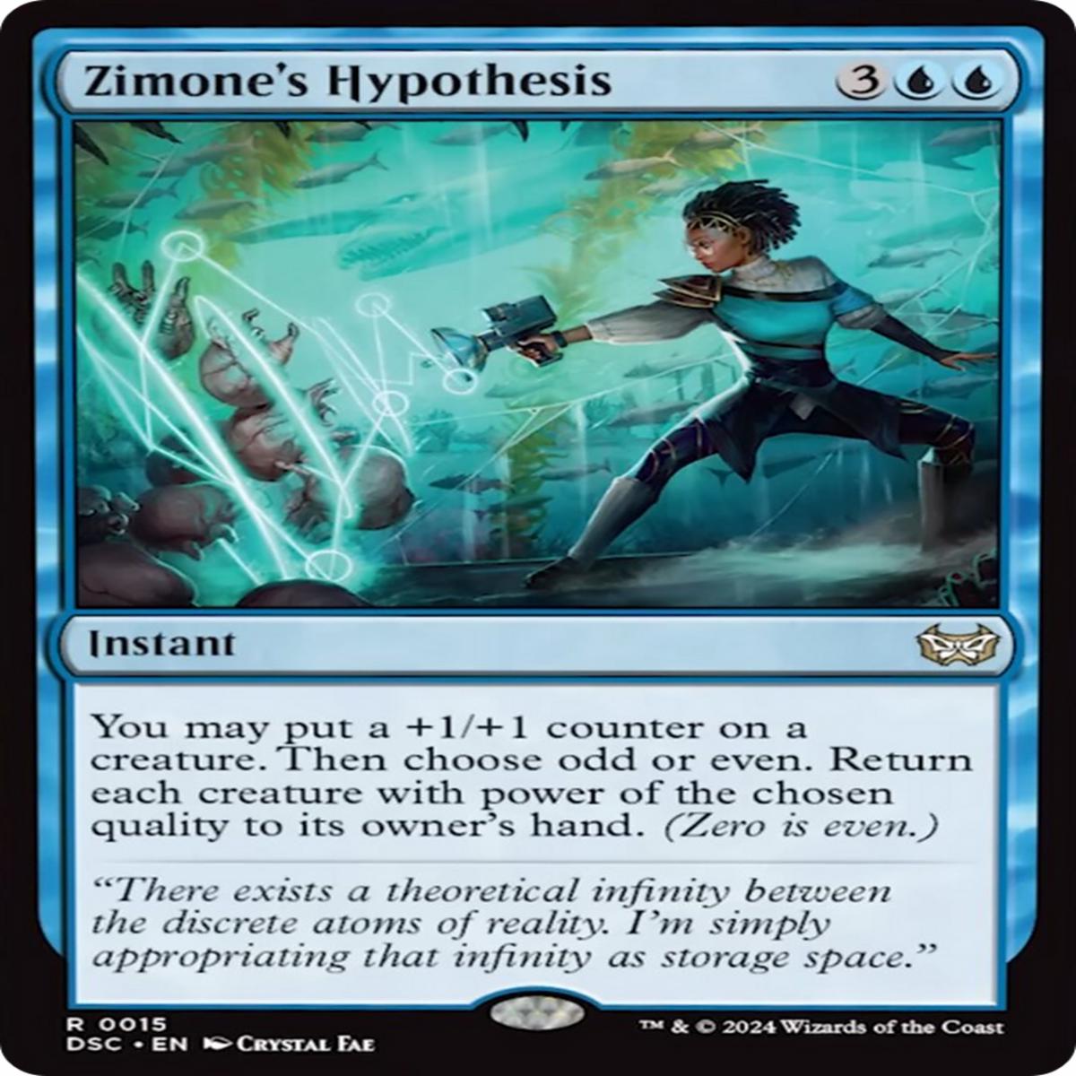 Zimone's Hypothesis (Extended Art) [Duskmourn: House of Horror Commander]