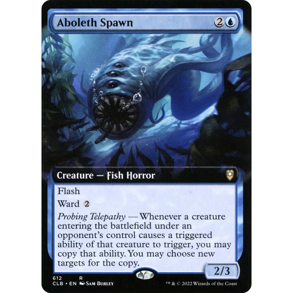 Aboleth Spawn (CLB-612): (Extended Art) Foil