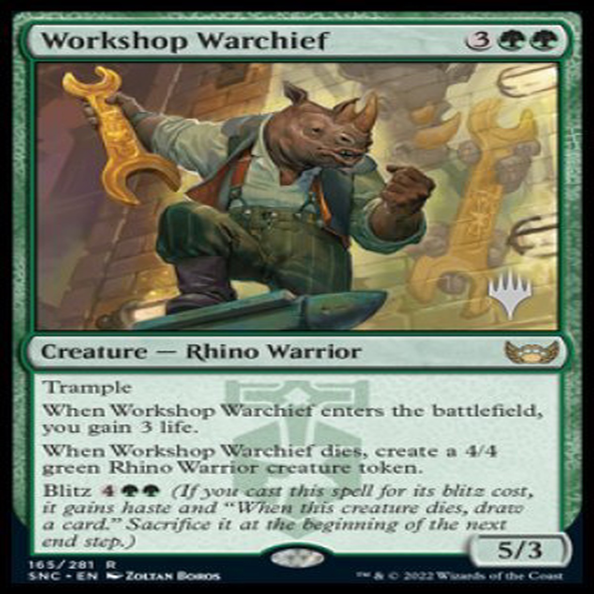 Workshop Warchief (Promo Pack) Streets of New Capenna Promos