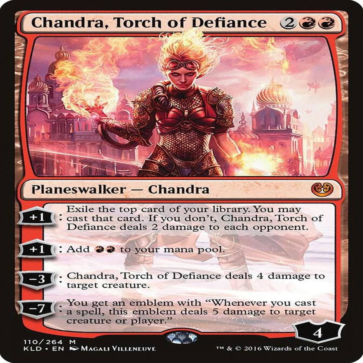 Chandra, Torch of Defiance - Red