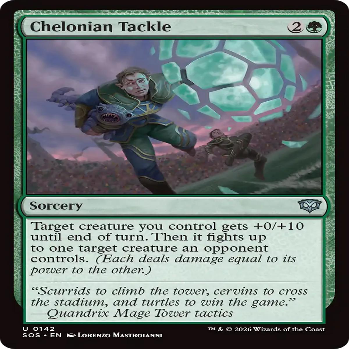Chelonian Tackle (Sos) 142 EnN NearMint