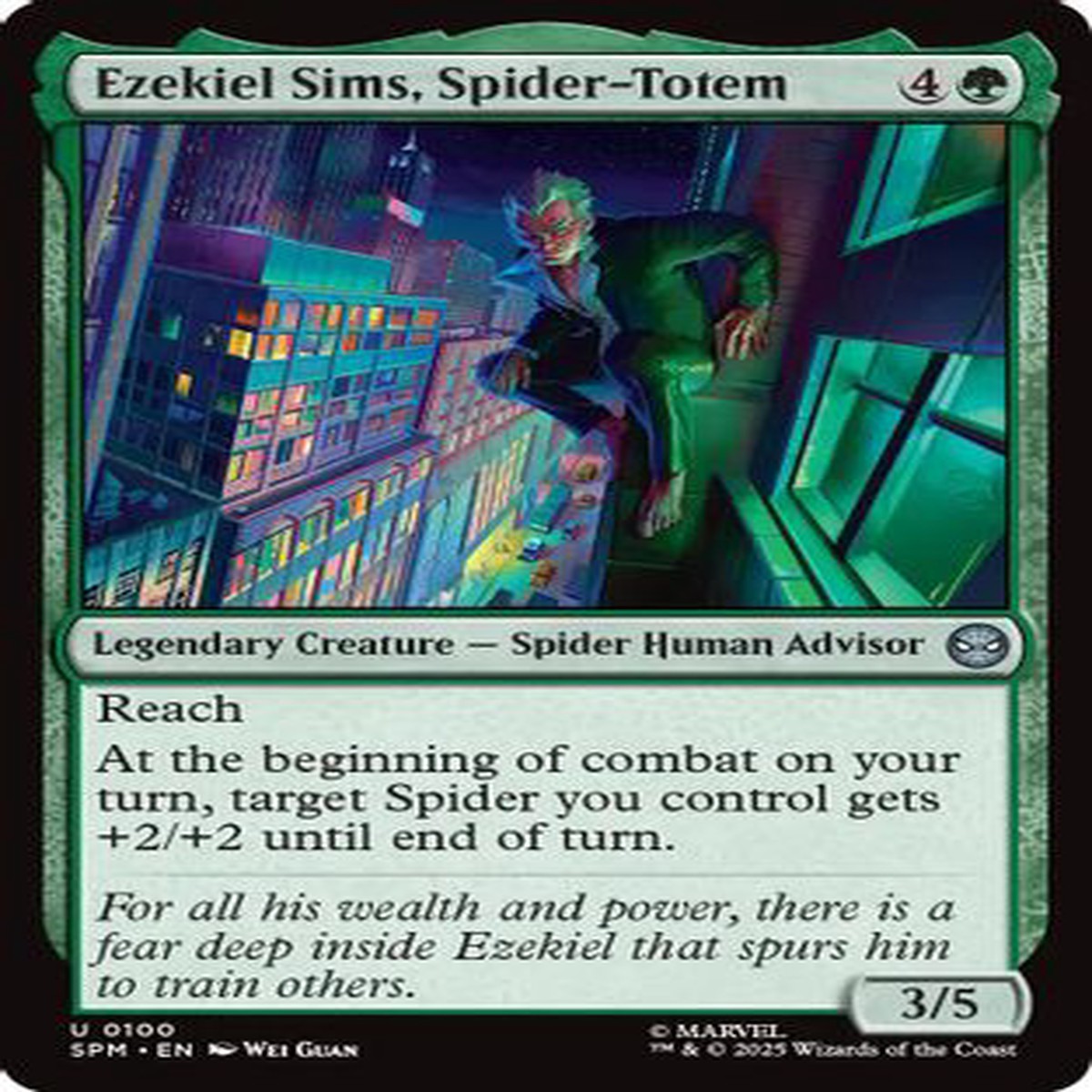 Ezekiel Sims, Spider-Totem (SPM-100) - Marvel's Spider-Man [Uncommon]