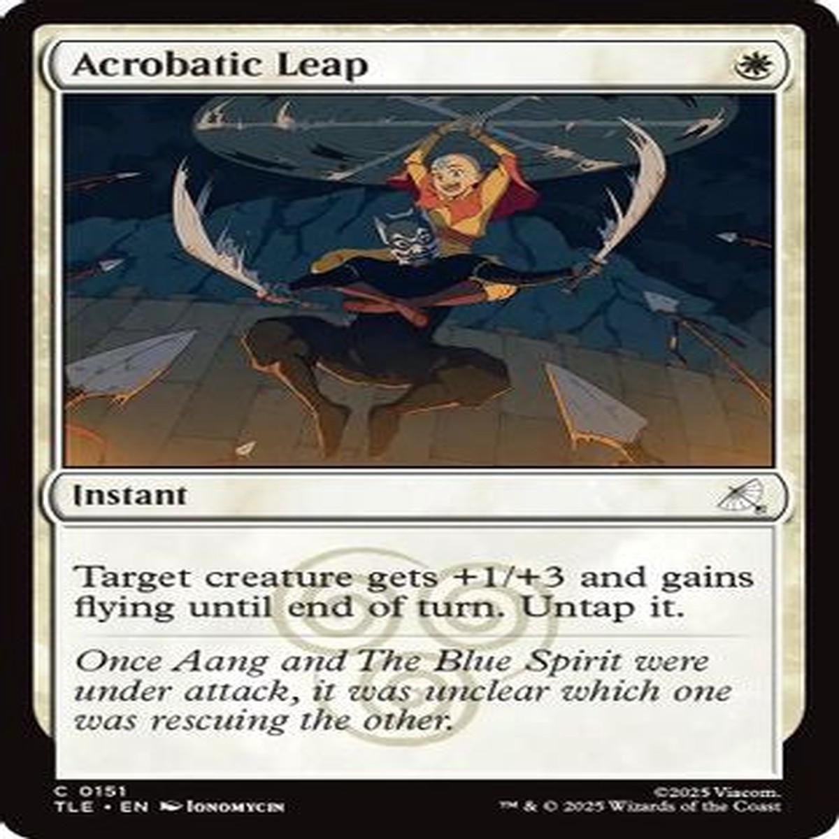 Acrobatic Leap (TLE-151) - Avatar: The Last Airbender: Eternal-Legal Foil [Common]