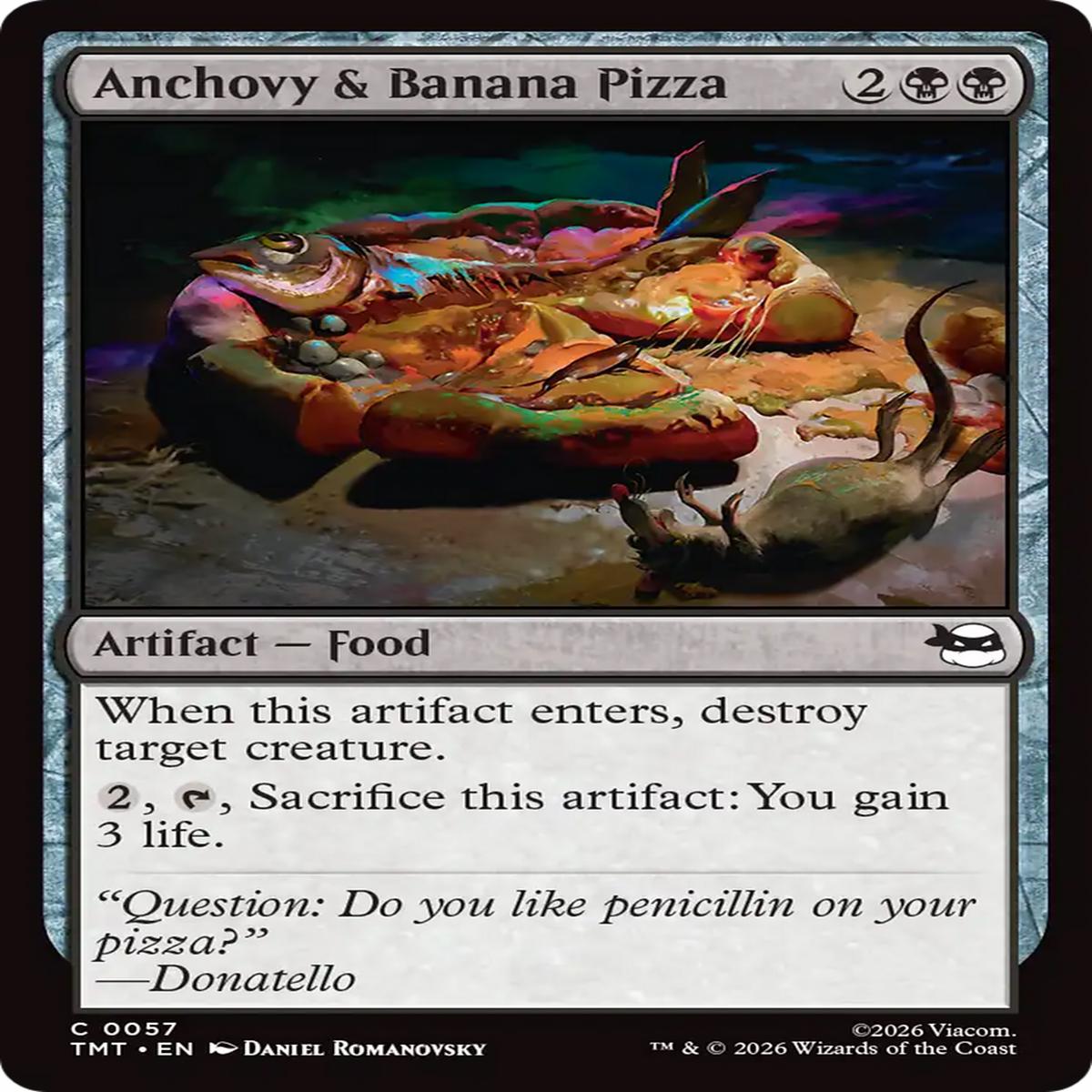 Anchovy Banana Pizza (Tmt) 57 EnN NearMint