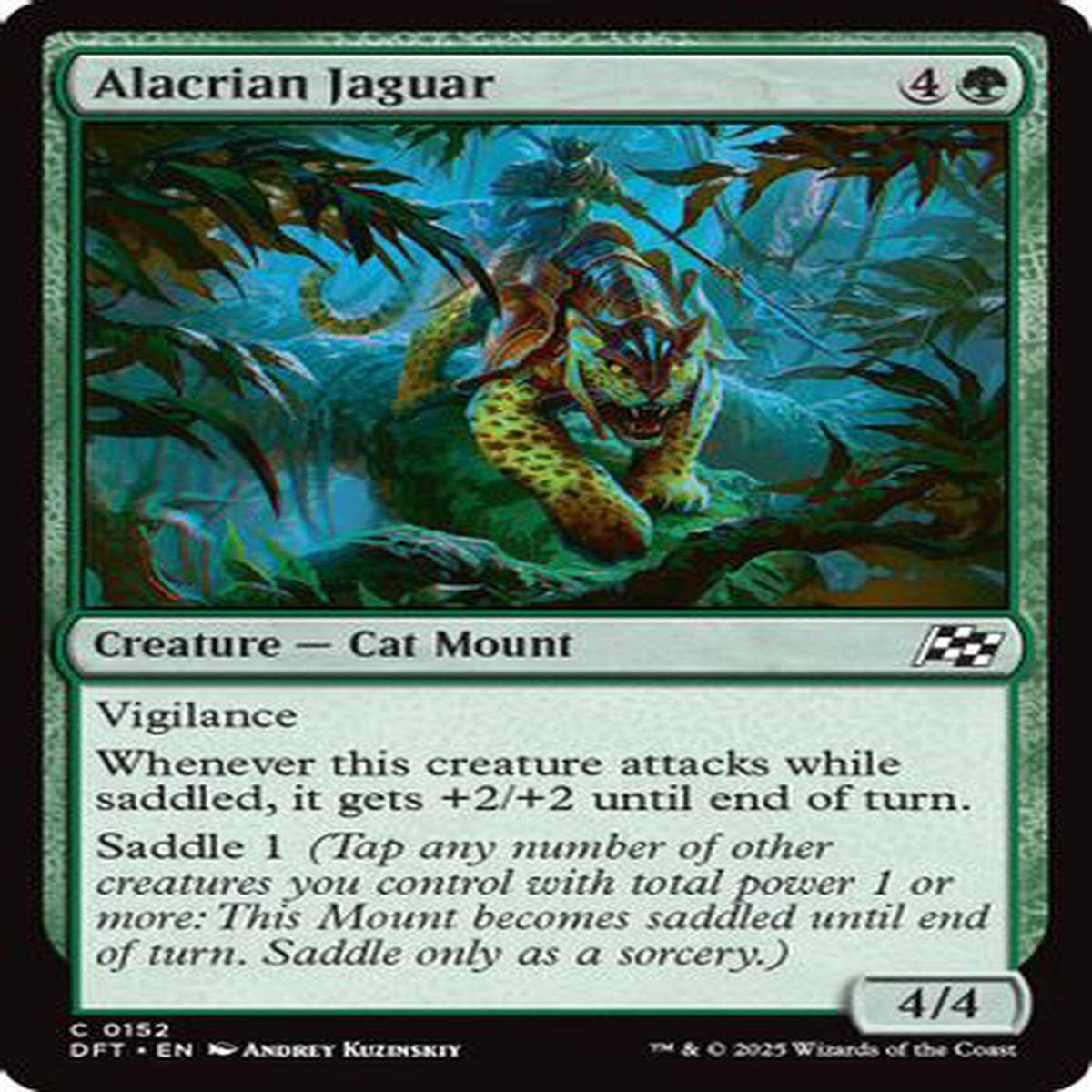 Alacrian Jaguar (DFT-152) - Aetherdrift Foil [Common]