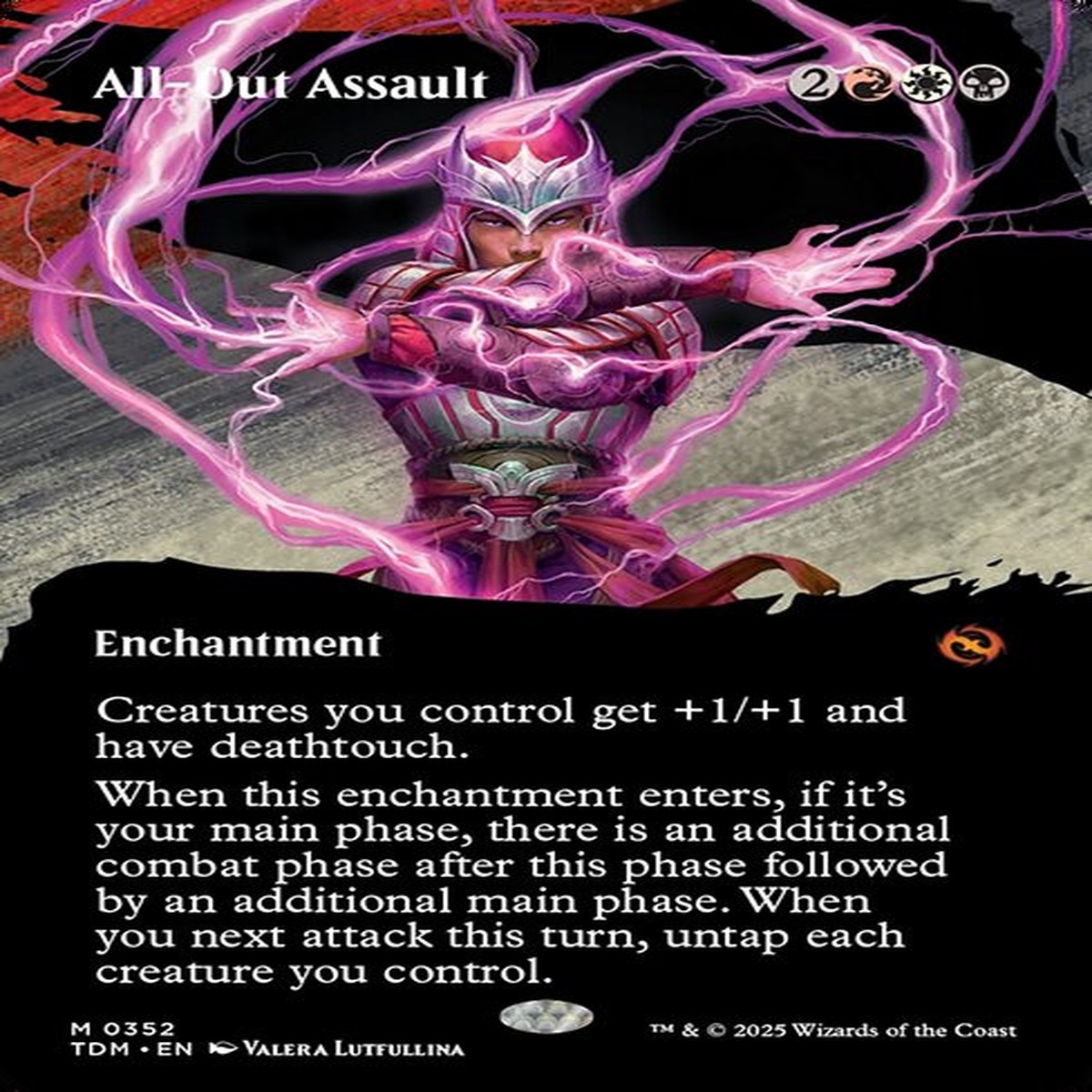 All-Out Assault (TDM) (Foil) (Full Art) (352)