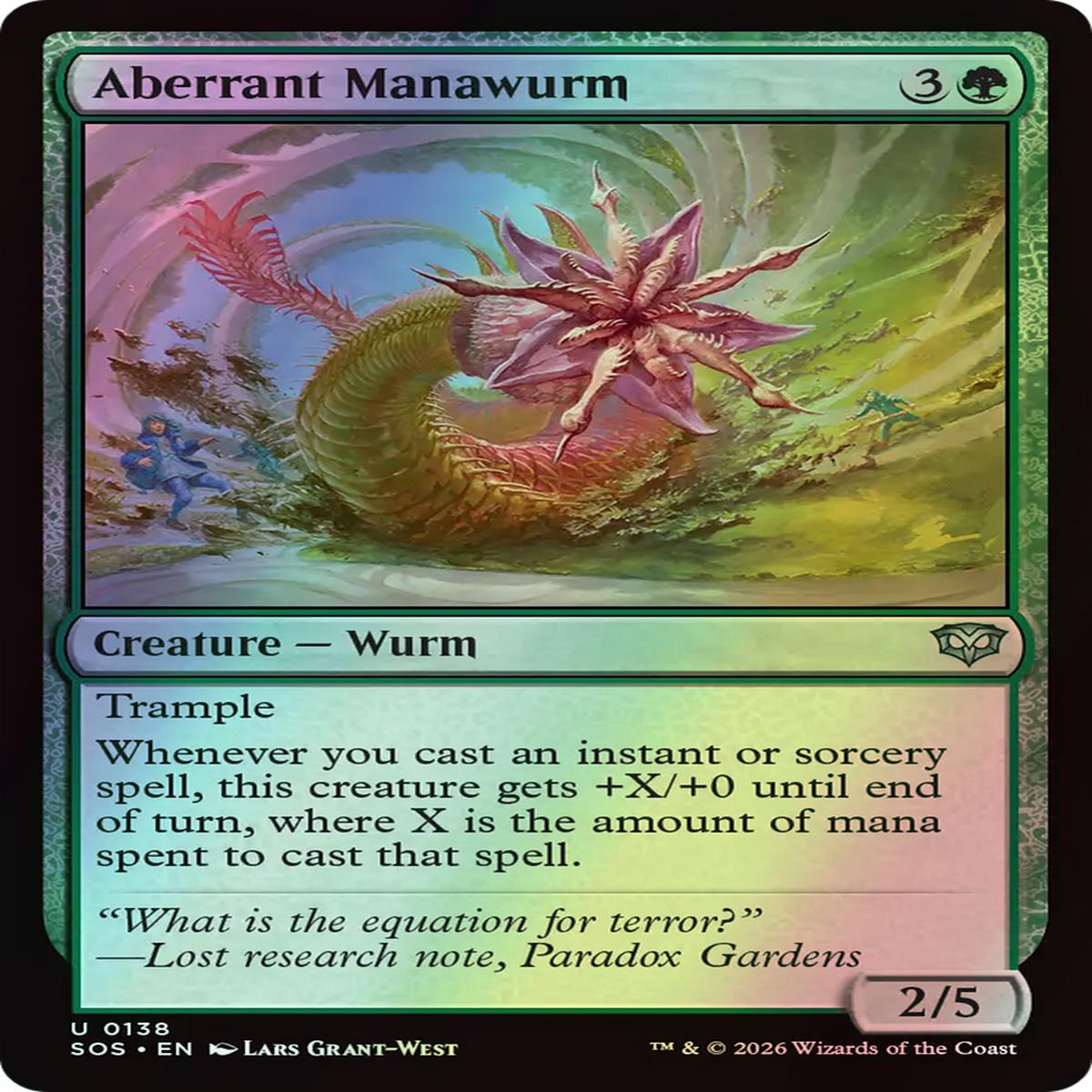 Aberrant Manawurm (Sos) 138 EnF NearMint