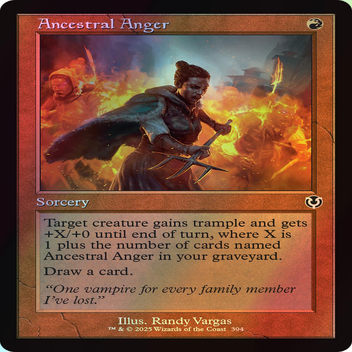 Ancestral Anger (Inr) 394 EnF SO NearMint