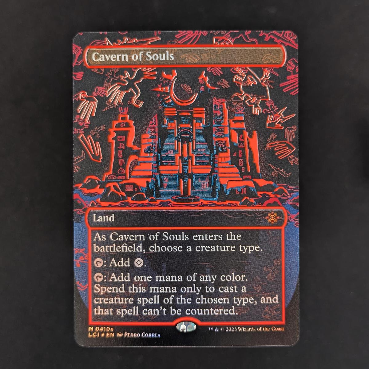 [FOIL] Cavern of Souls (Cosmium Neon Ink) - The Lost Caverns of Ixalan: Extras - NM