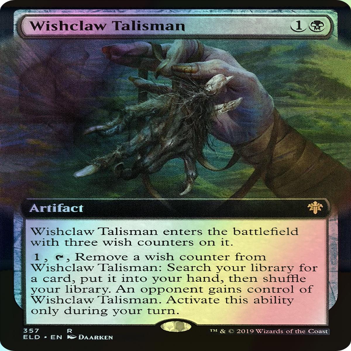 Wishclaw Talisman (Eld) 357 EnF NearMint