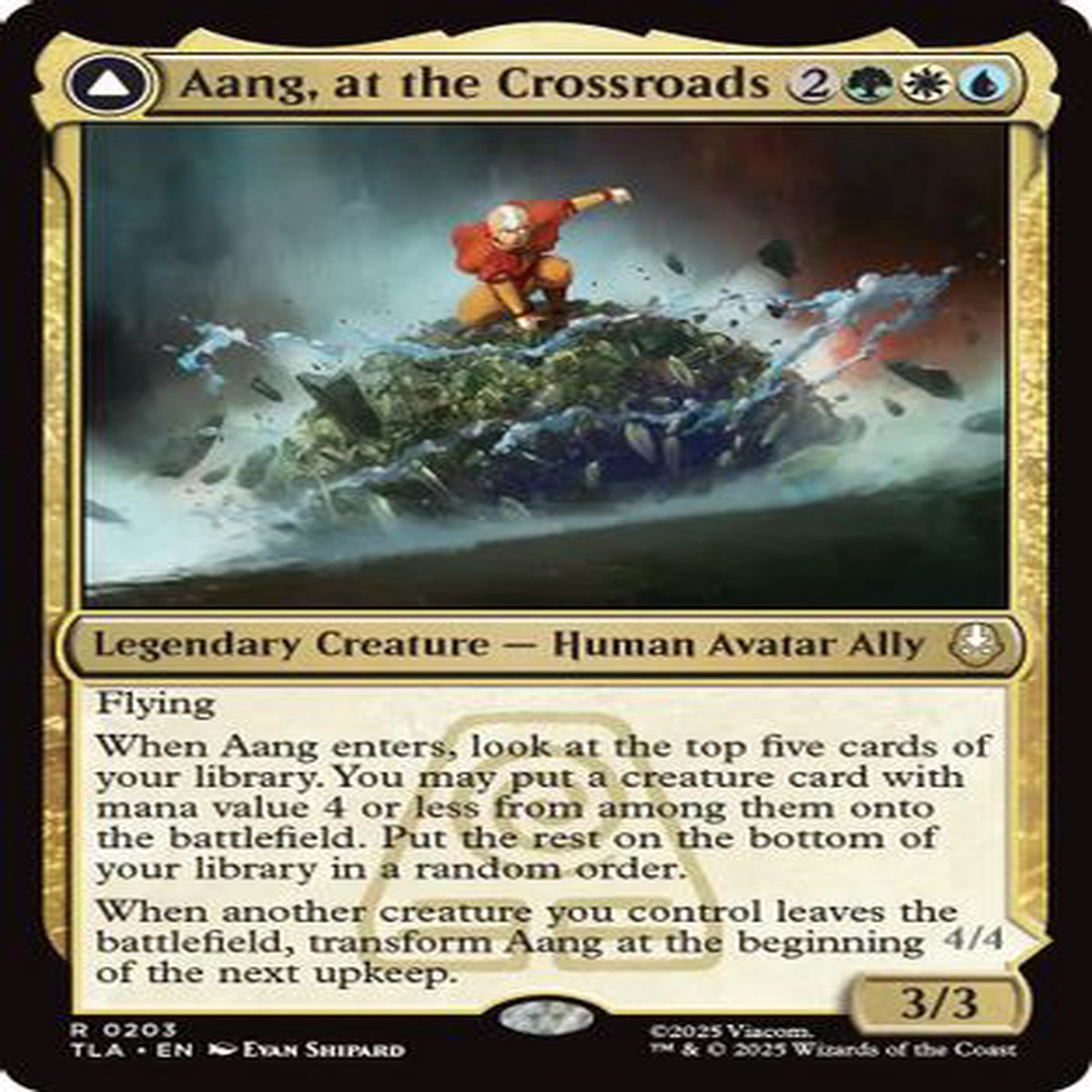 Aang, at the Crossroads (TLA-203) - Avatar: The Last Airbender [Rare]