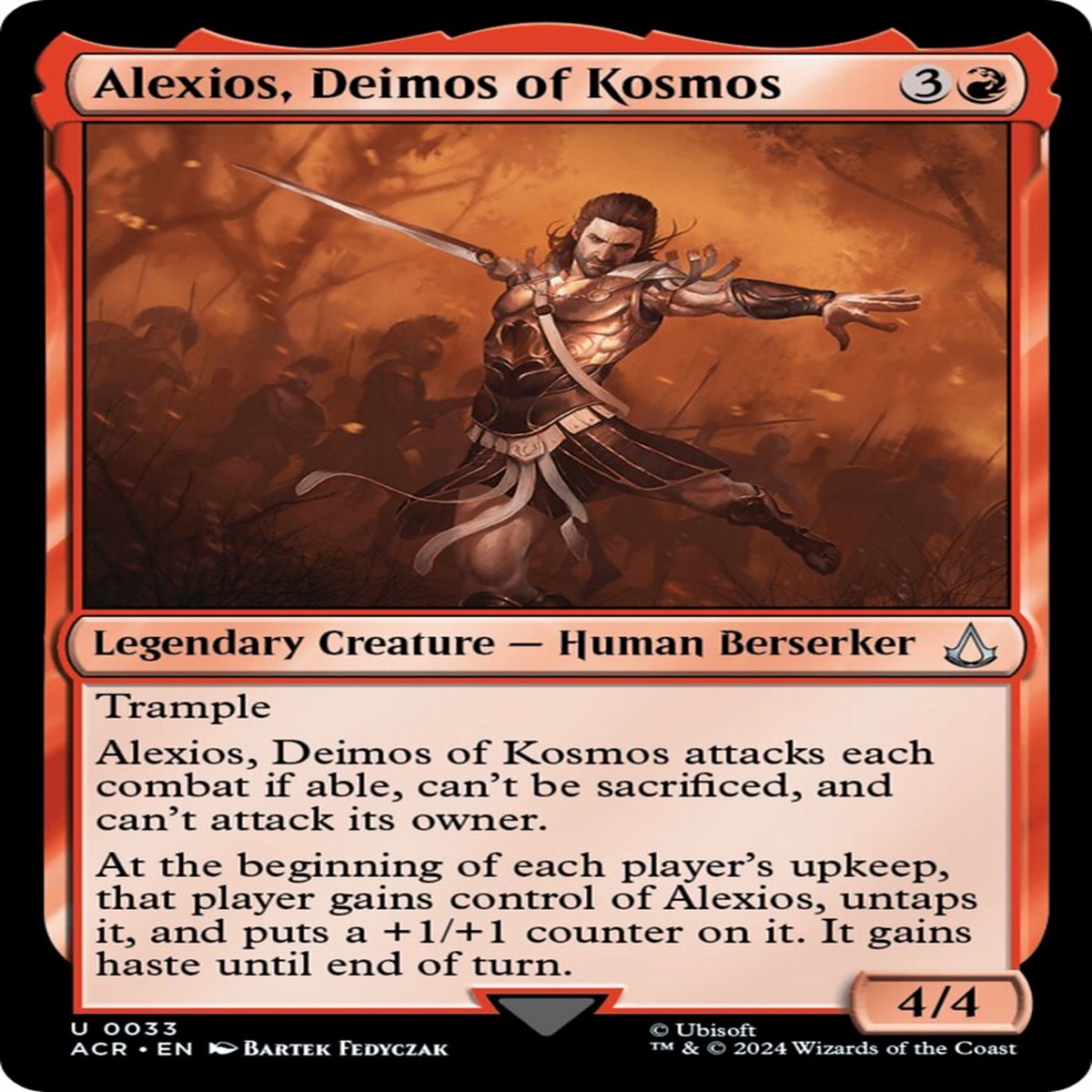Alexios, Deimos of Kosmos (ACR-033) - Assassin's Creed [Uncommon]