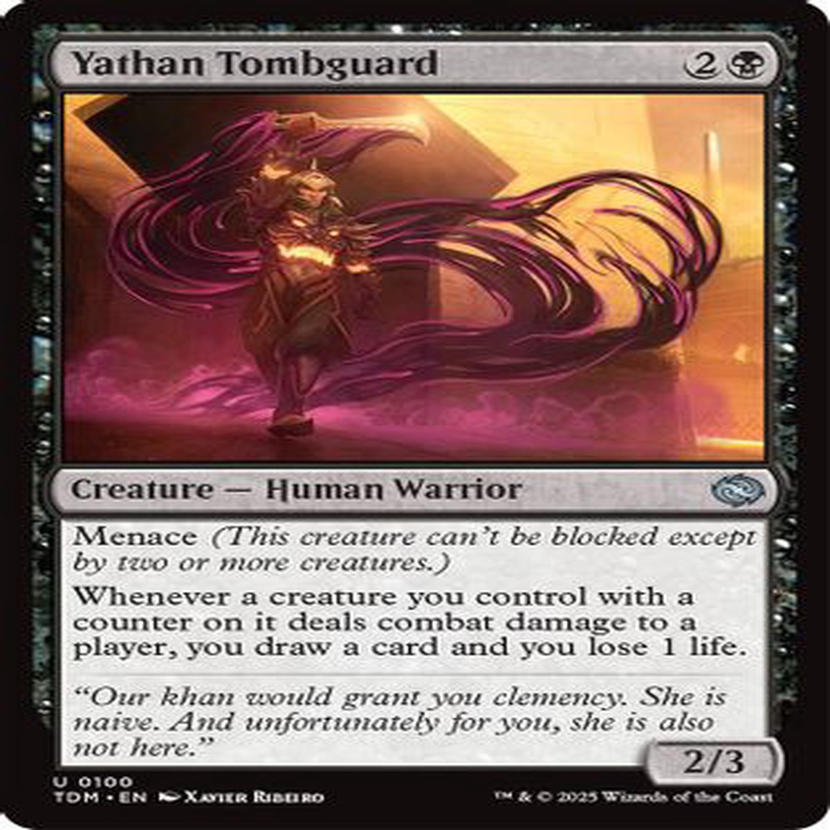 Yathan Tombguard (TDM-100) - Tarkir: Dragonstorm Foil [Uncommon]