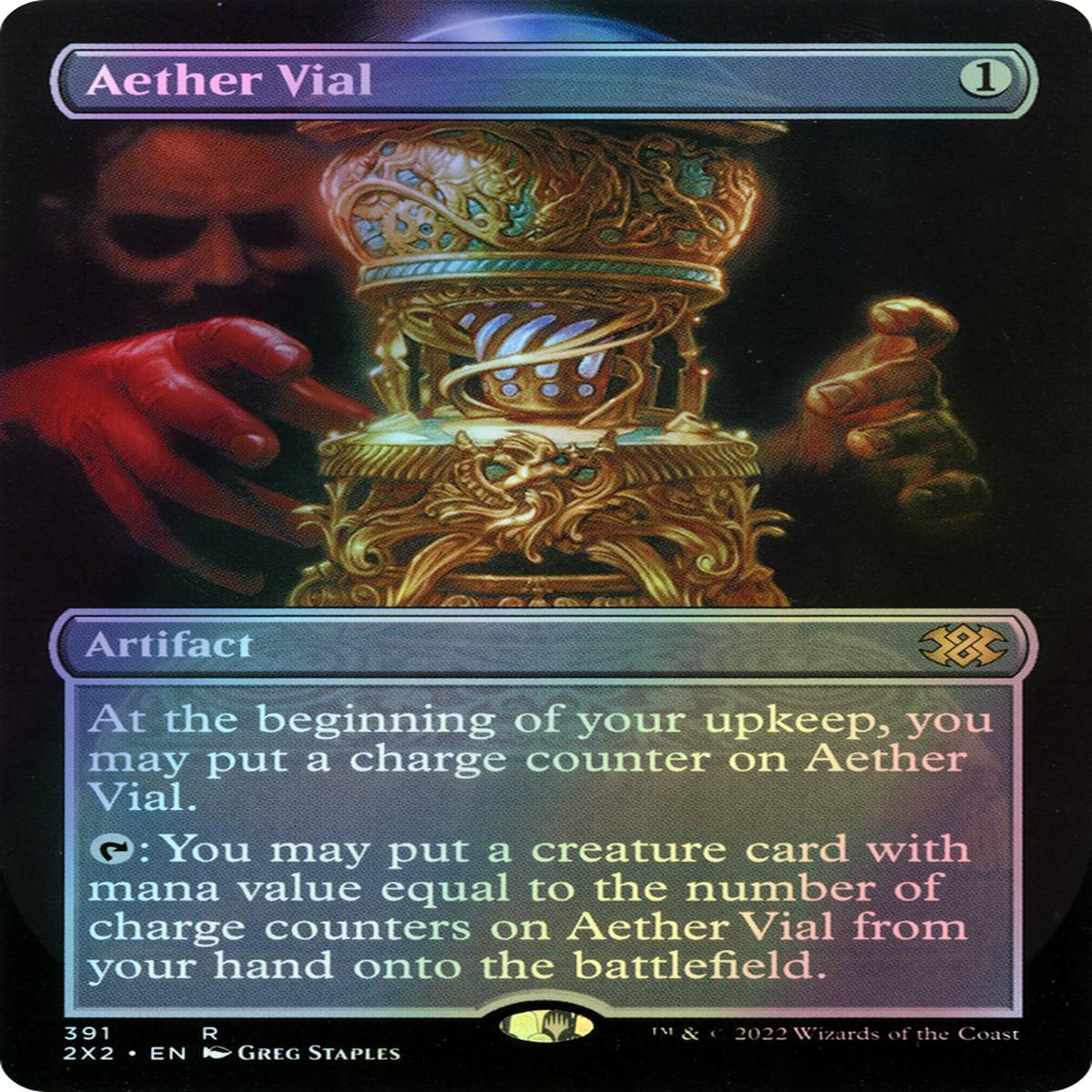 Aether Vial (2 ) 391 EnF LightlyPlayed
