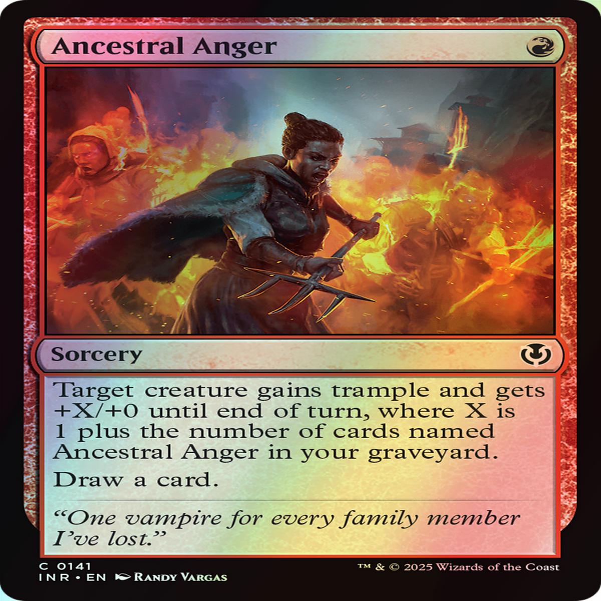 Ancestral Anger (INR) #141 [EN/F] s/o
