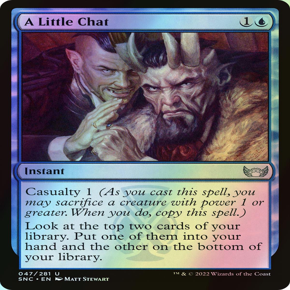 A Little Chat (Snc) 47 EnF LightlyPlayed