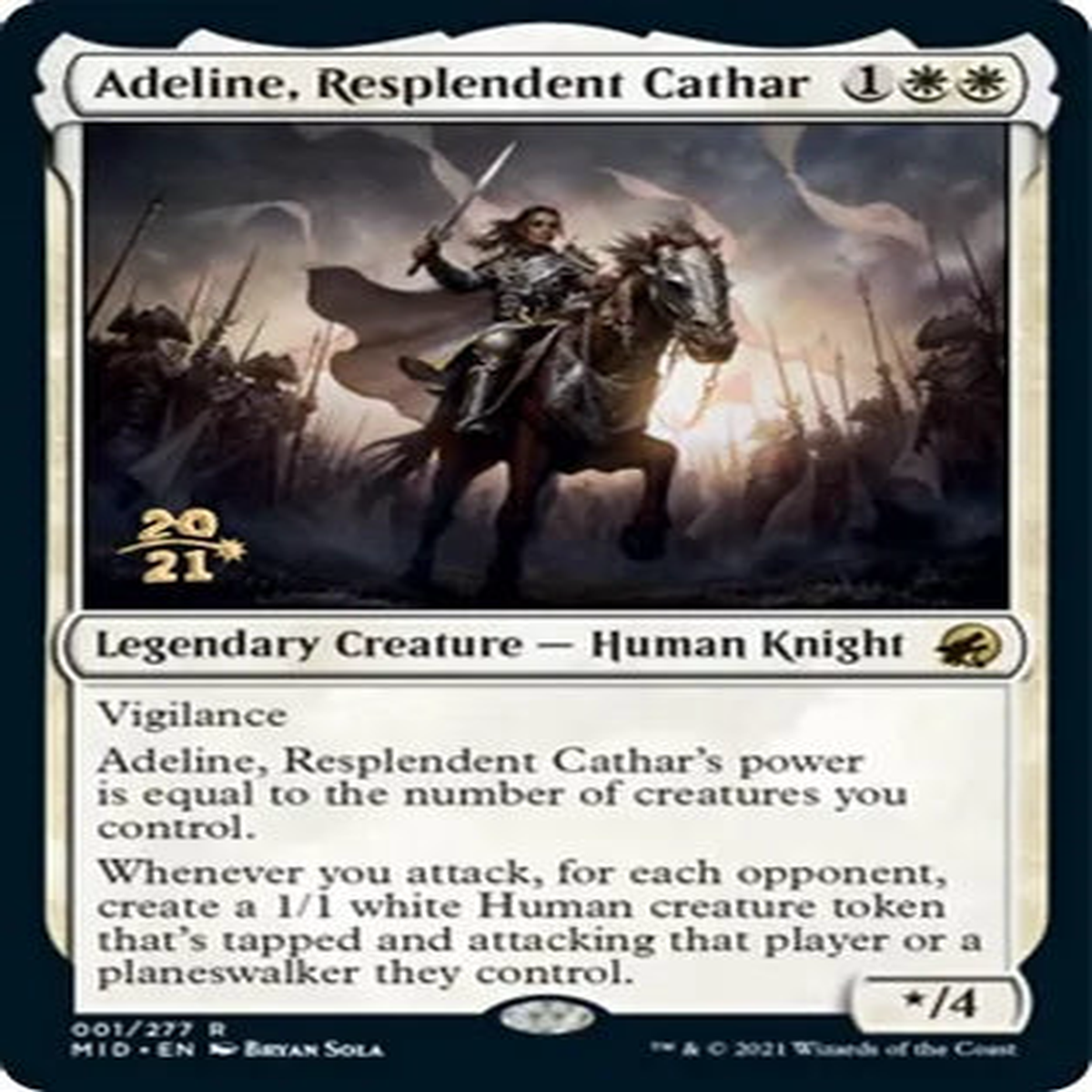 Adeline, Resplendent Cathar - White