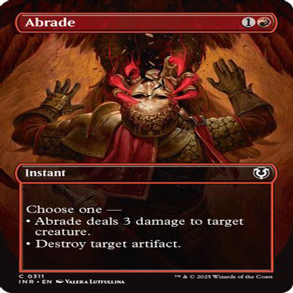 Abrade (Borderless) (INR-311) - Innistrad Remastered [Common]