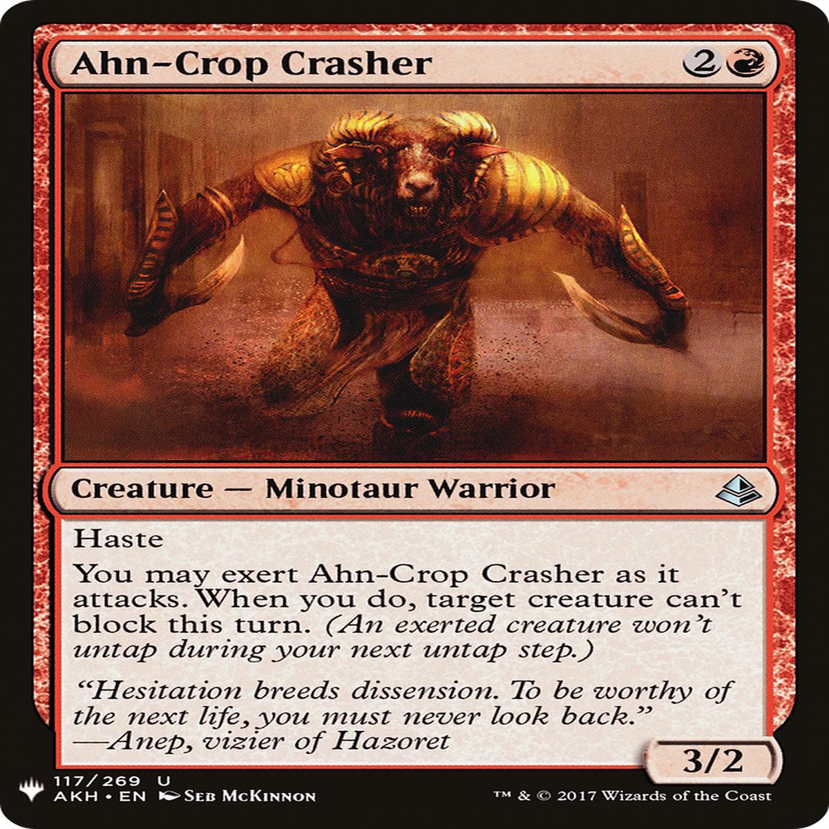 Ahn-Crop Crasher (Plst) Akh-117 EnN NearMint
