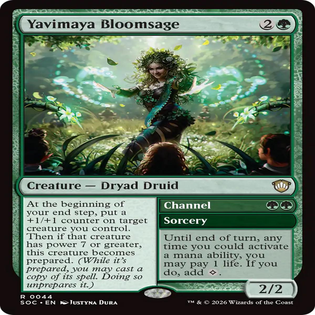 Yavimaya Bloomsage Channel (Soc) 44 EnN NearMint
