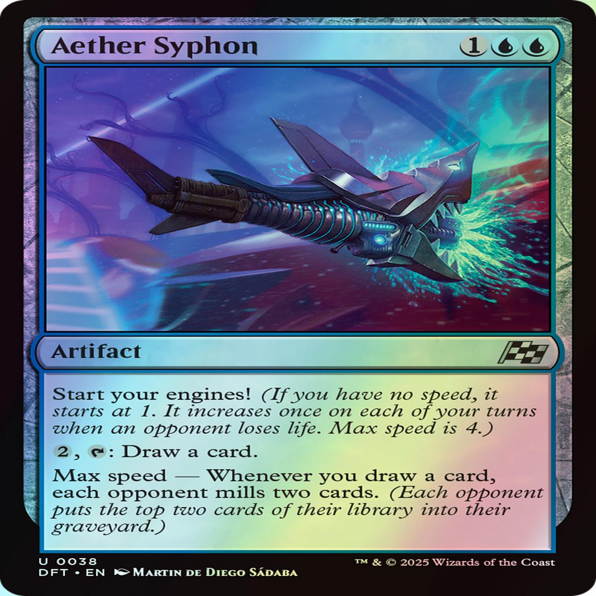 Aether Syphon (Dft) 38 EnF SO LightlyPlayed